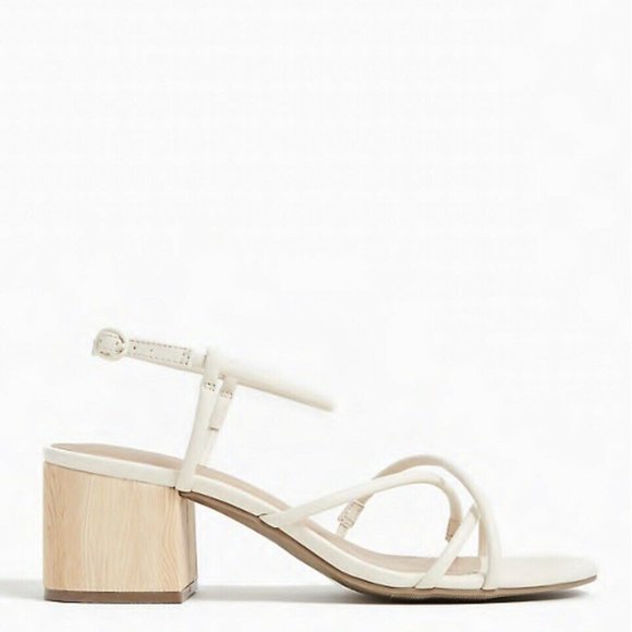 ivory strappy sandals